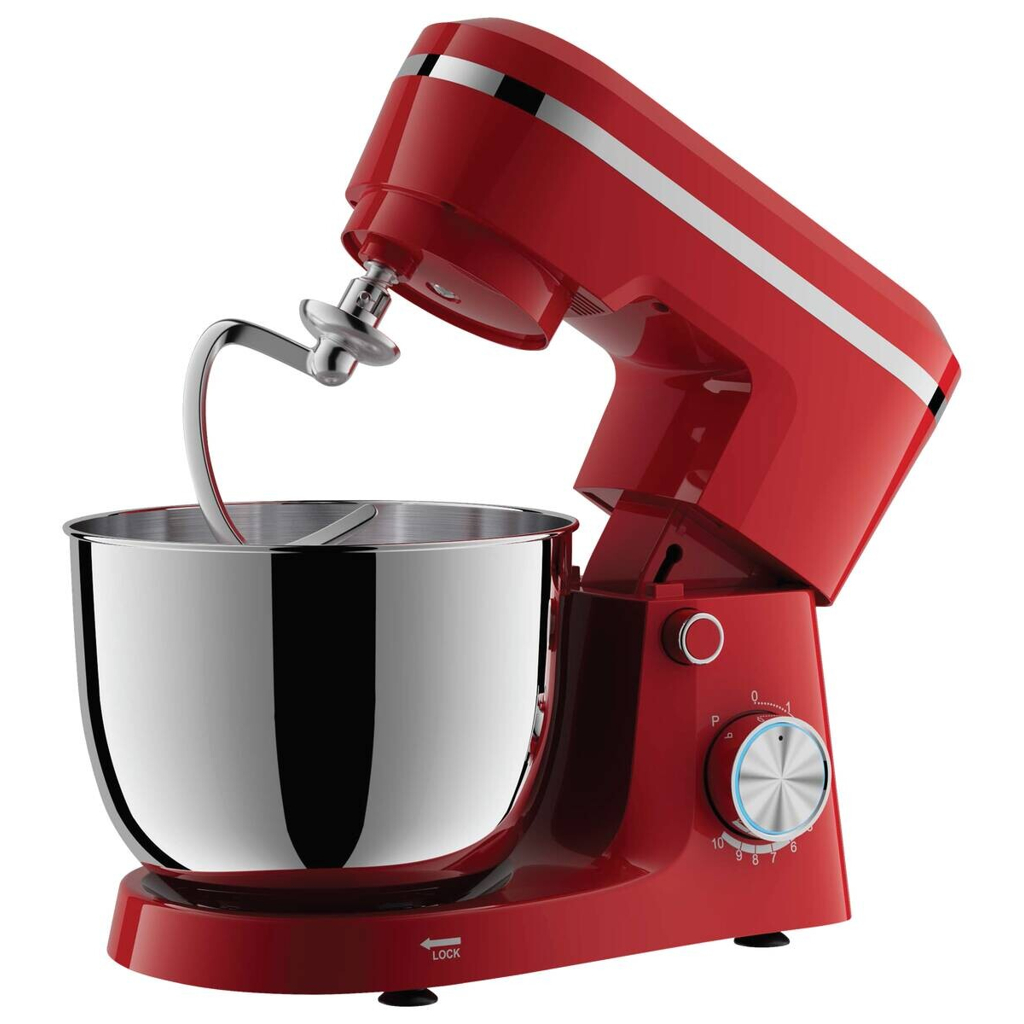 POCOline Knetmaschine Knetrax rot Metall Kunststoff B/H/L: ca. 22,55x31,45x36,1 cm ca. 4,5 l