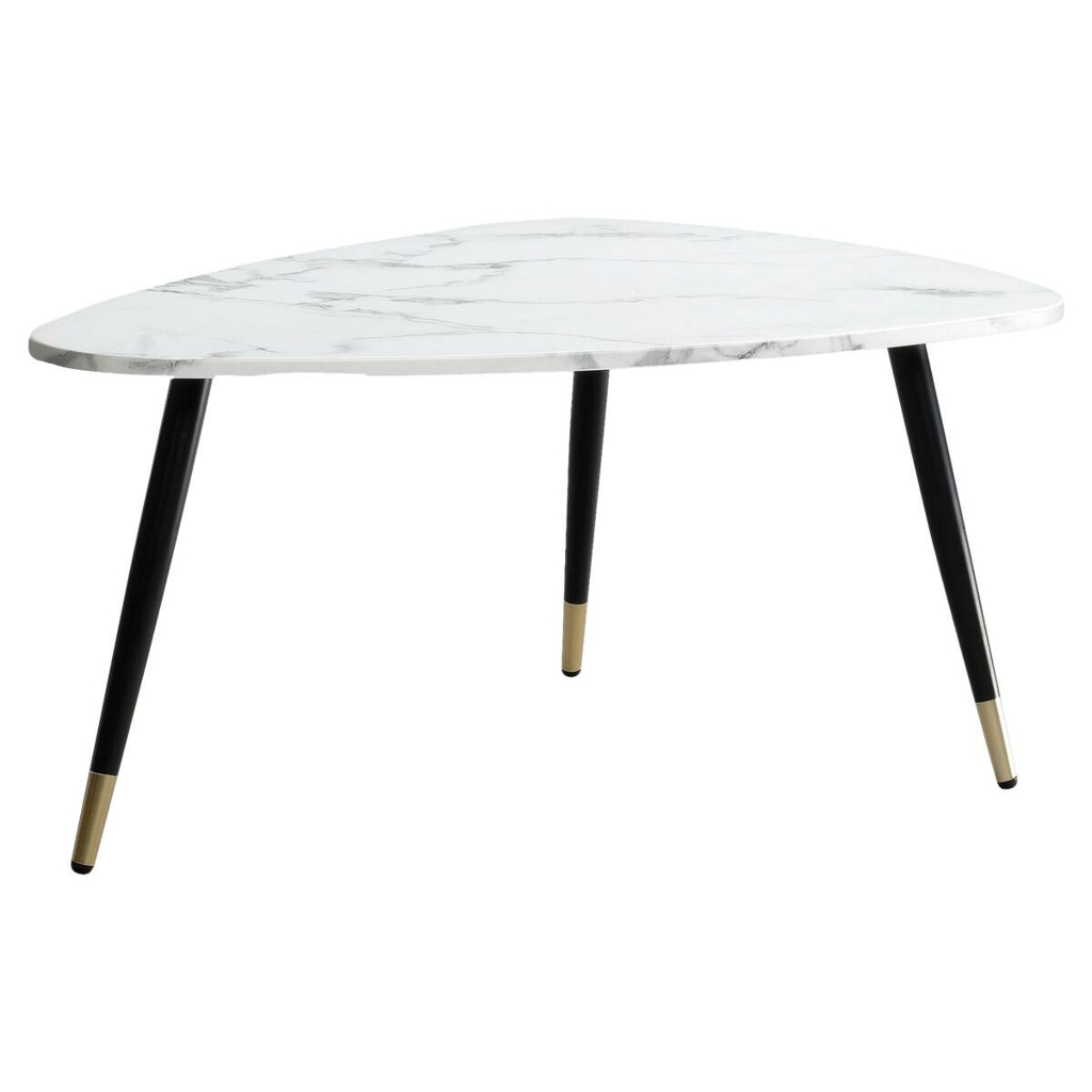Couchtisch weiß Marmor Optik B/H/T: ca. 90x41x60 cm