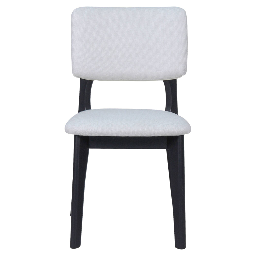 Stuhl ELSA, 2er-Set beige Webstoff B/H/T: ca. 48x87x54 cm