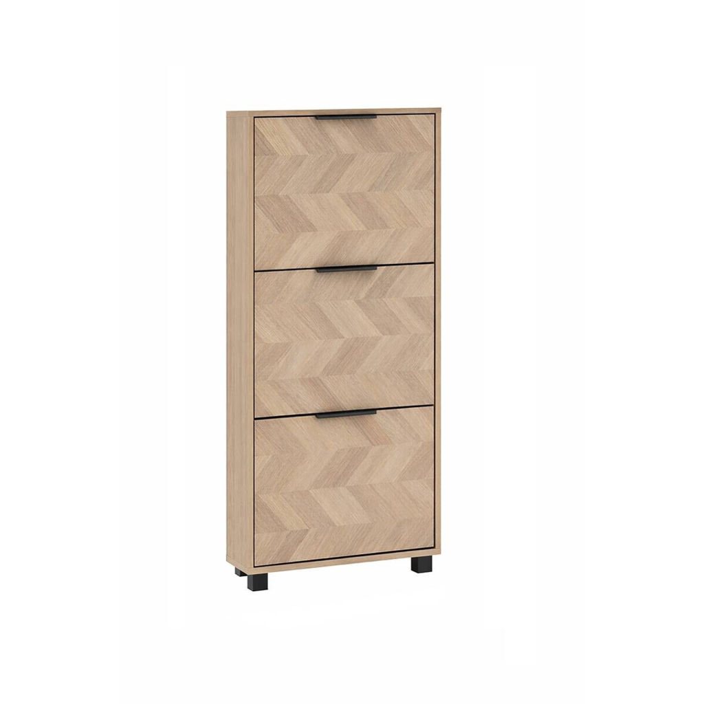 Schuhkipper Piazza, 3er Eiche Nachbildung B/H/T: ca. 59,8x124,5x19,55 cm