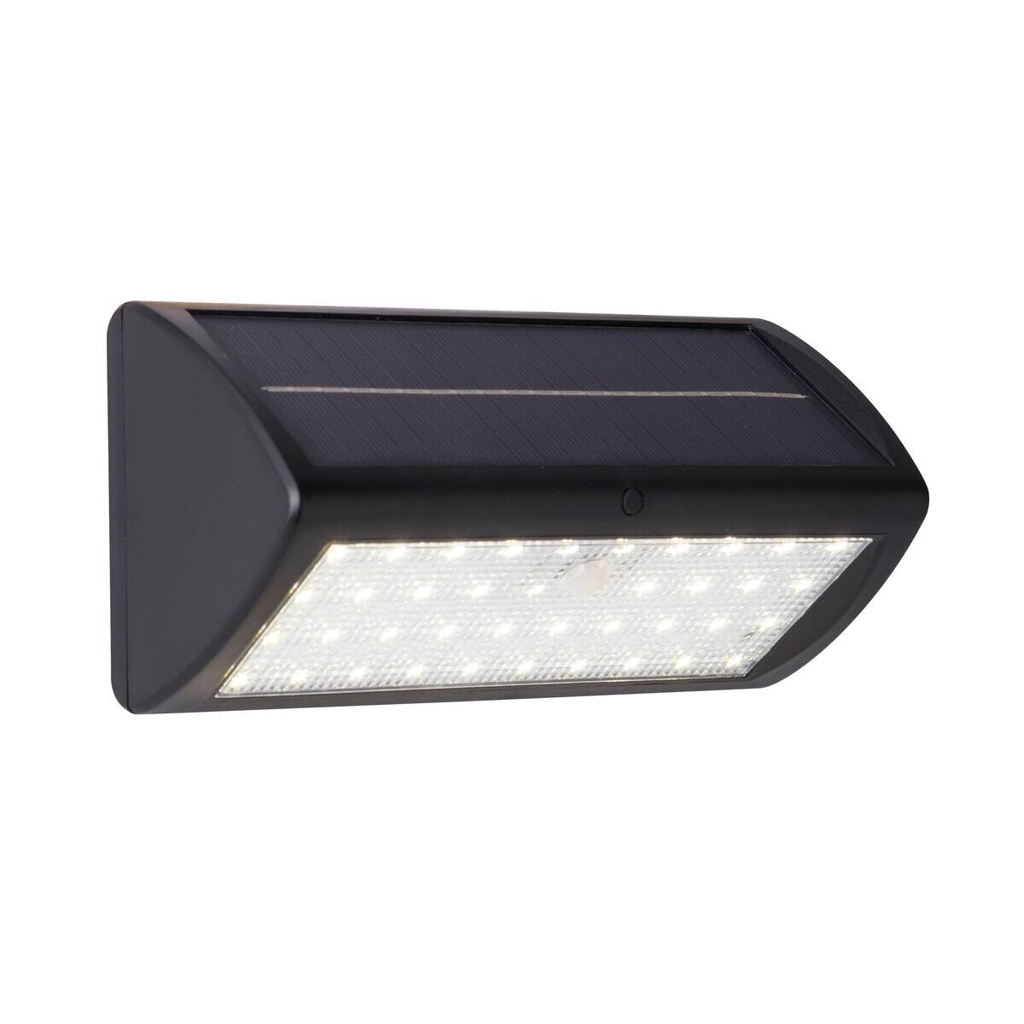 LED-Außenwandleuchte klar schwarz hellgrau B/H/T: ca. 20,5x10,5x9 cm