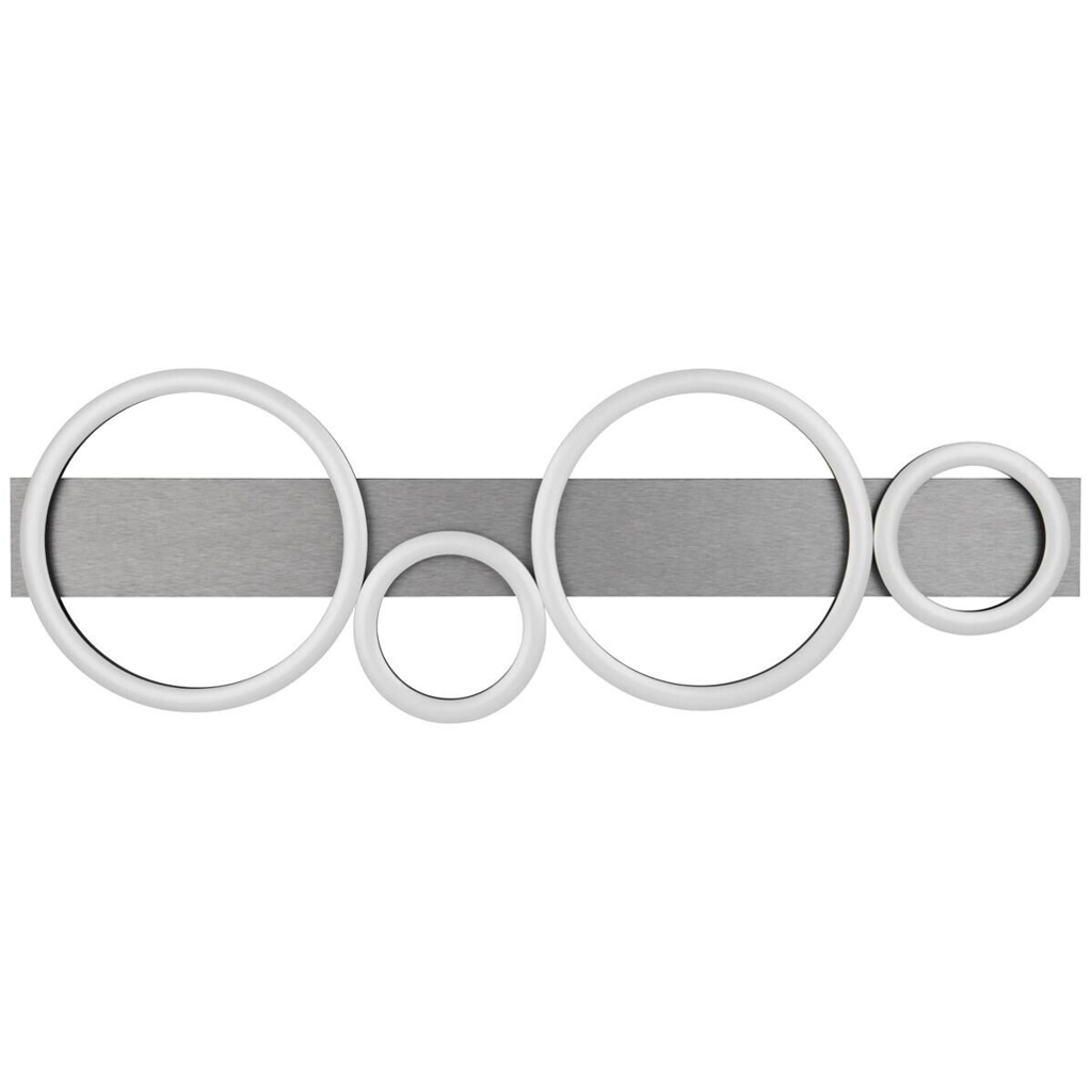 Reality LED Deckenleuchte LUMOS Alu Metall B/H/T: ca. 72x5,8x23 cm 1 Brennstellen