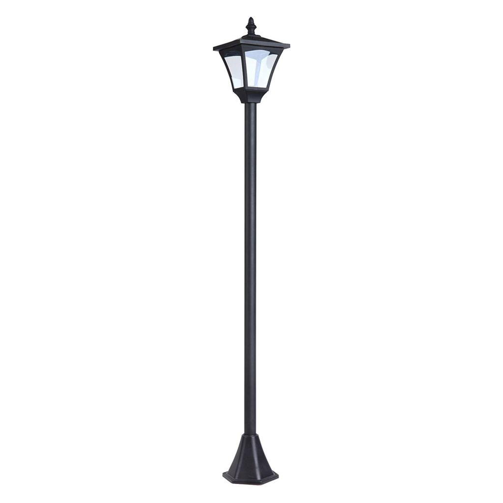 Solar Laterne 842-107 schwarz Kunststoff B/H/L: ca. 15x120x15 cm