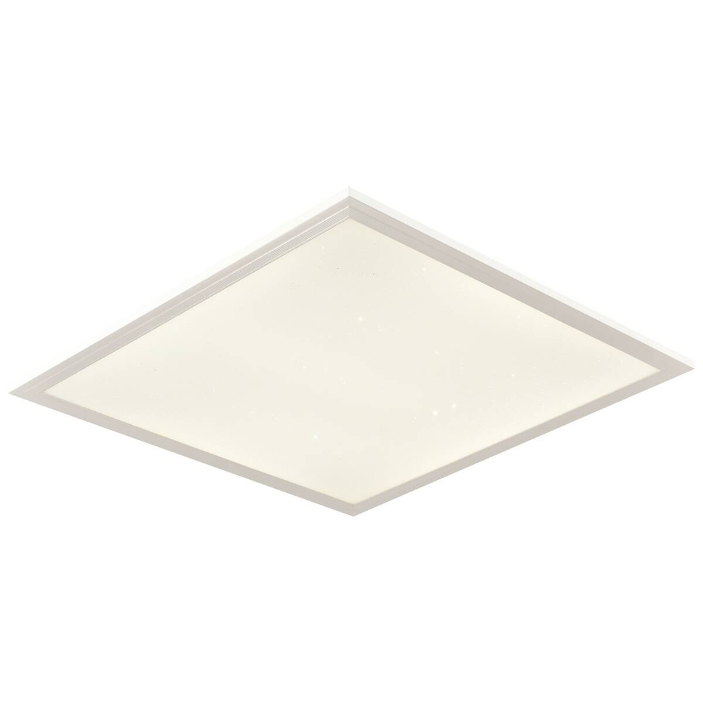 Nolo Deckenleuchte Starry weiß Metall Kunststoff B/H/L: ca. 39,5x6,5x39,5 cm
