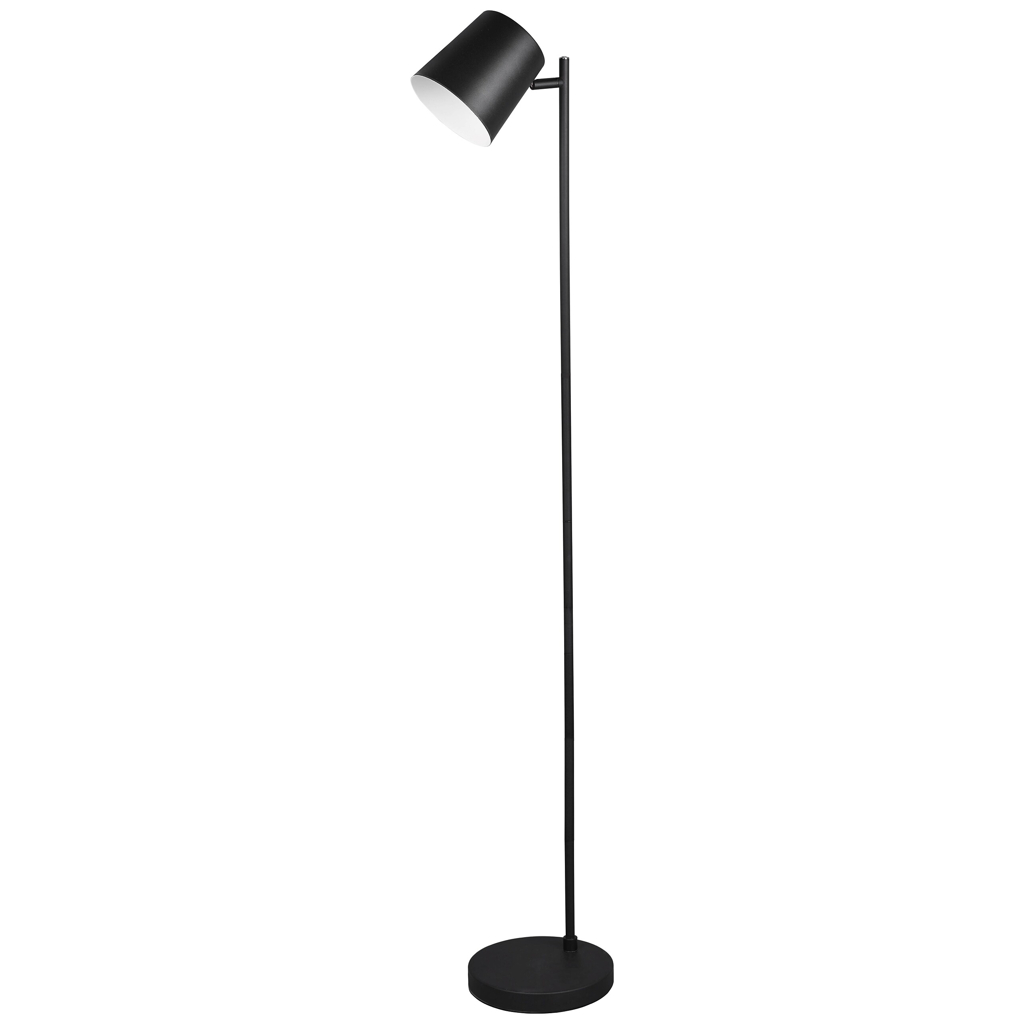 Reality Stehlampe BLAKE mattschwarz Metall B/H: ca. 2x125 cm 1 Brennstellen