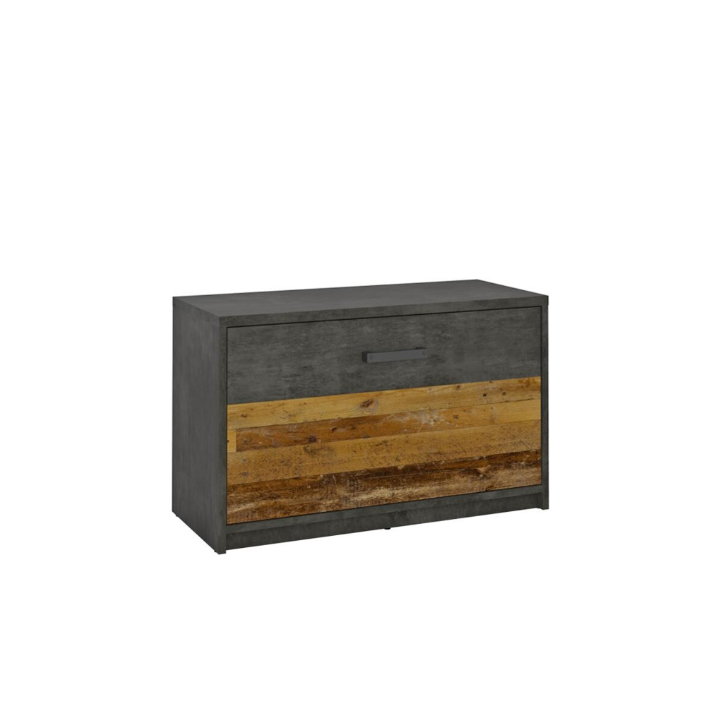 Sitzbank Perugia Fresko Nachbildung Old Wood Nachbildung B/H/T: ca. 80x50x34 cm