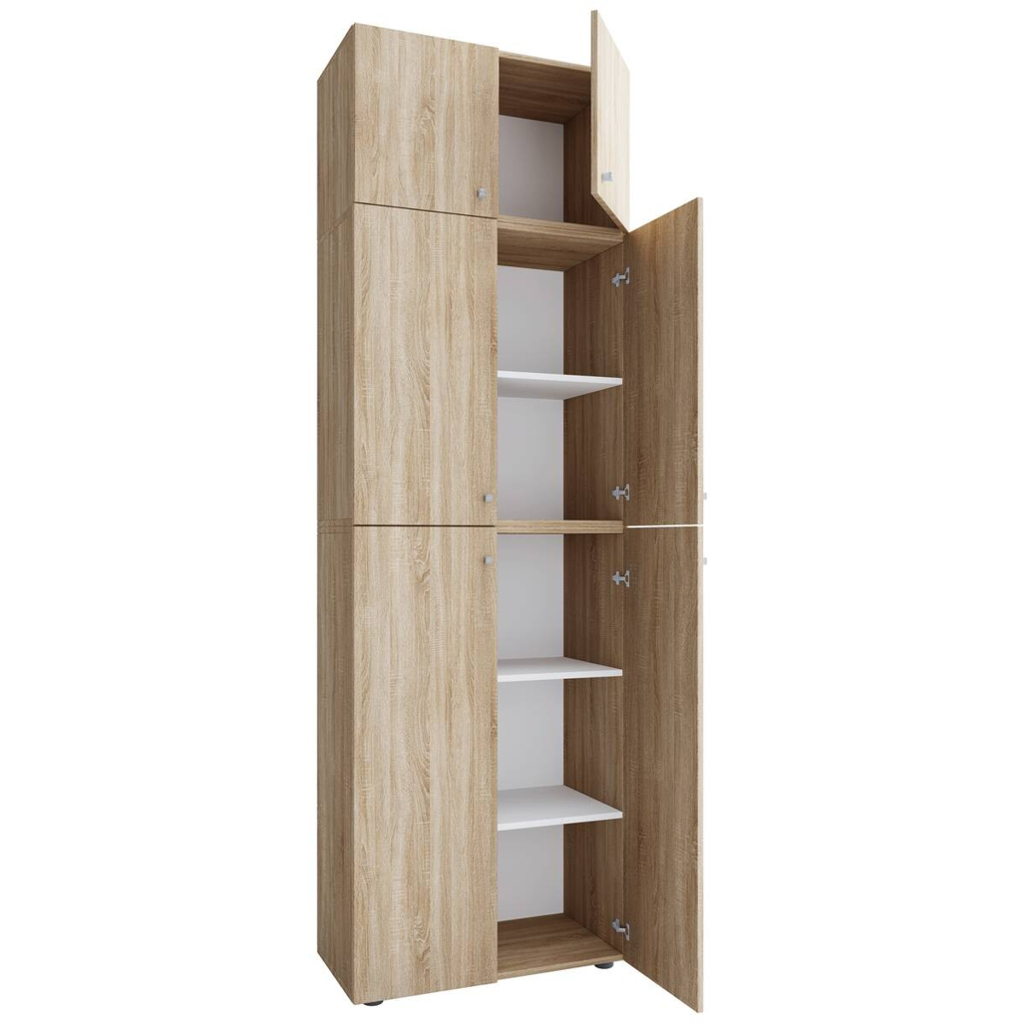 Kleiderschrank Lona Eiche B/H/T: ca. 70x223x39 cm