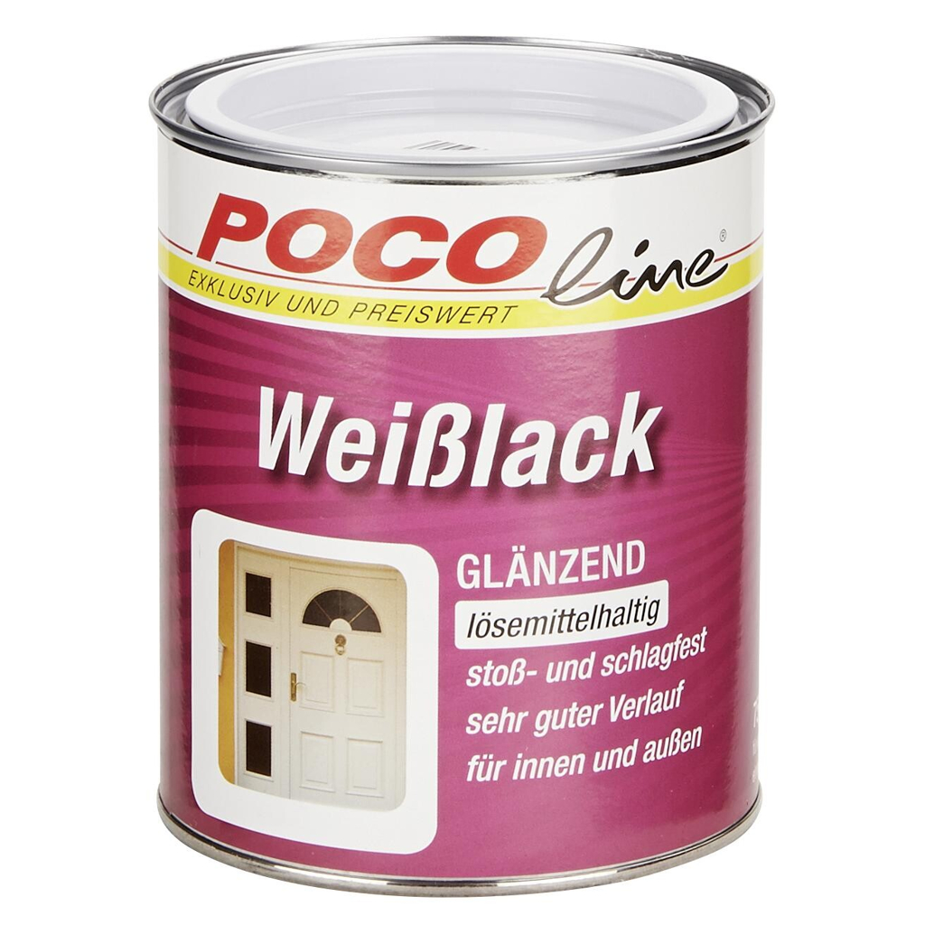 Weißlack weiß glänzend ca. 0,75 l