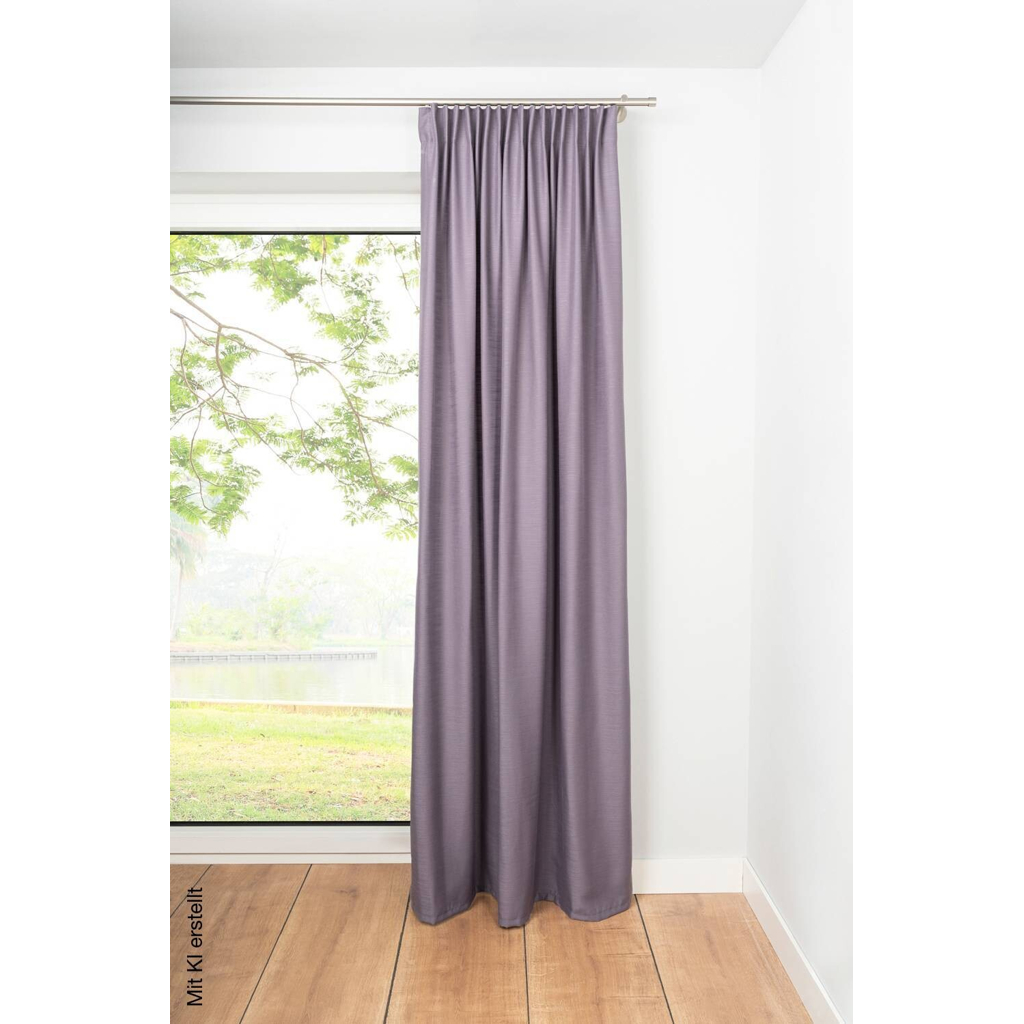 Kombivorhang 2er Pack Balance brombeer B/L: ca. 135x245 cm