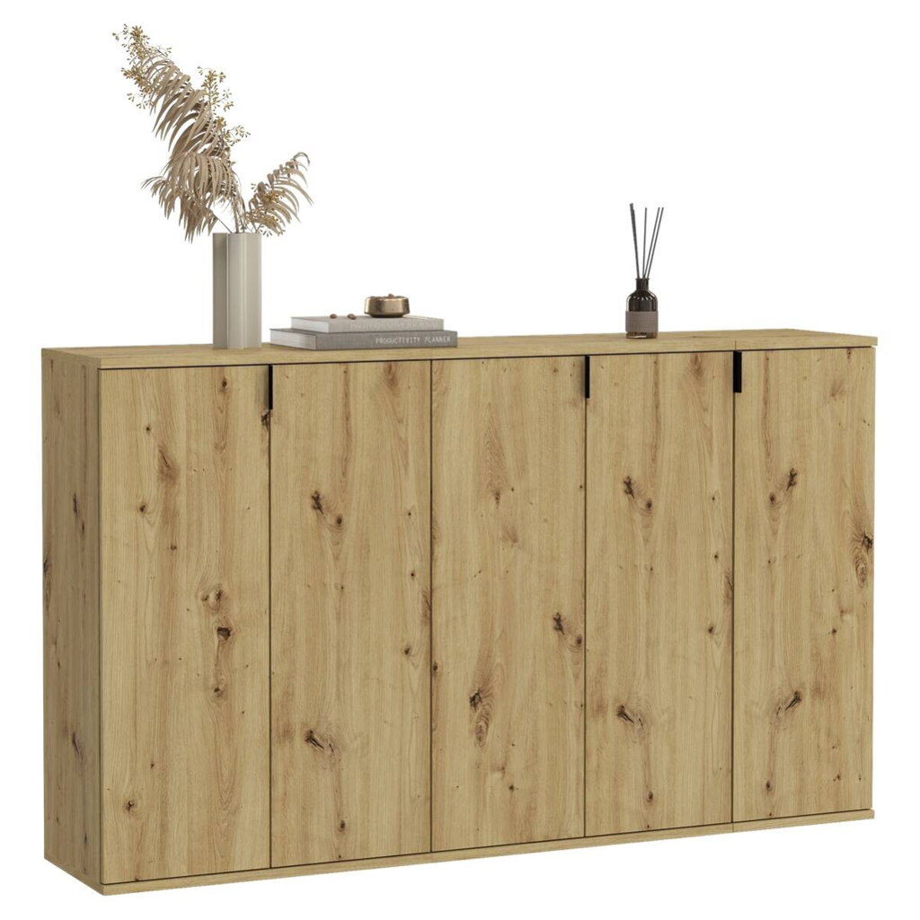Garderobe PROJEKT Eiche Artisan Nachbildung B/H/T: ca. 152x99x34 cm