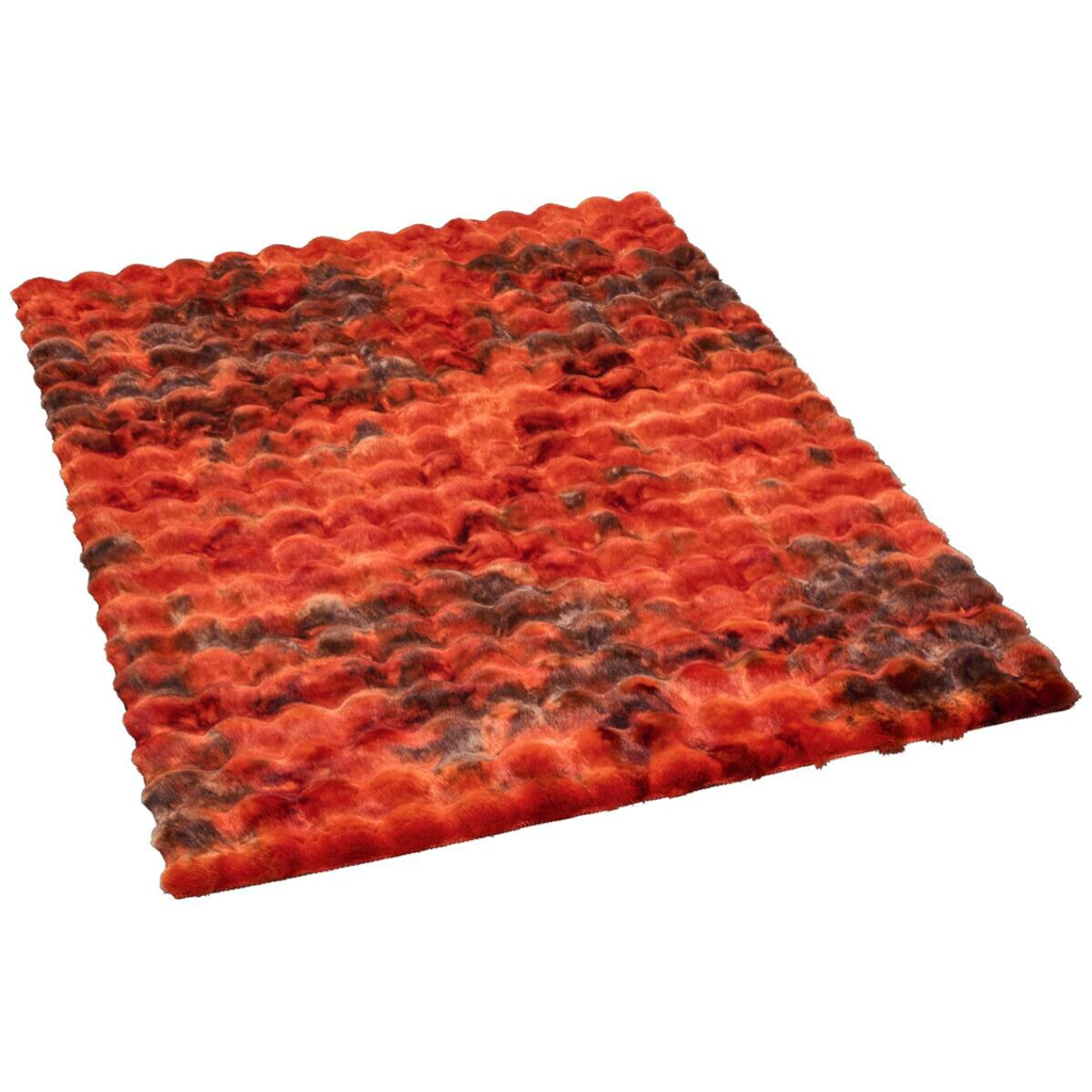 Kunstfell Moyo Batik rot B/L: ca. 120x160 cm