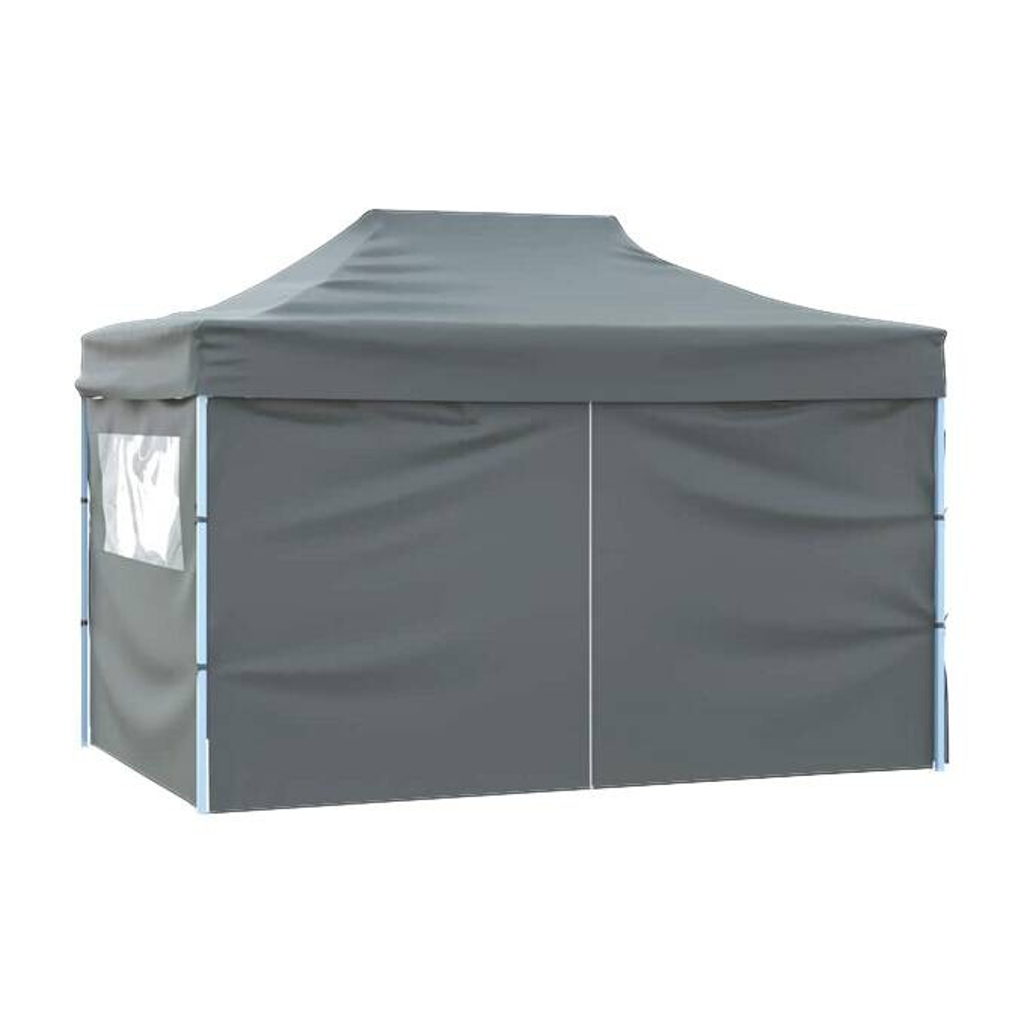 vidaXL Pavillon anthrazit Stahl B/H/L: ca. 291x315x431 cm