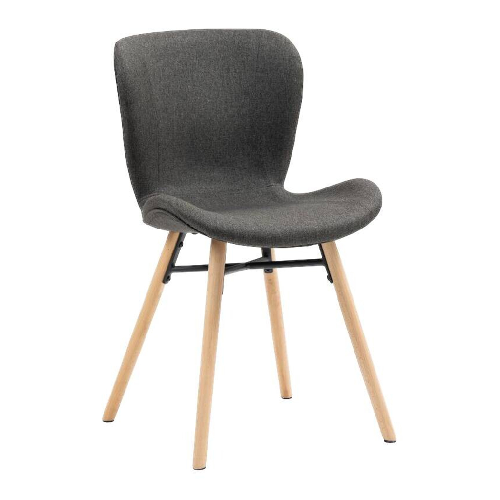Stuhl Florenz anthrazit Microfaser B/H/T: ca. 47x80x52 cm