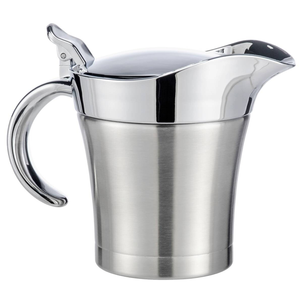 HI Thermo-Sauciere silber Edelstahl B/H/L: ca. 11,5x14,5x17,5 cm