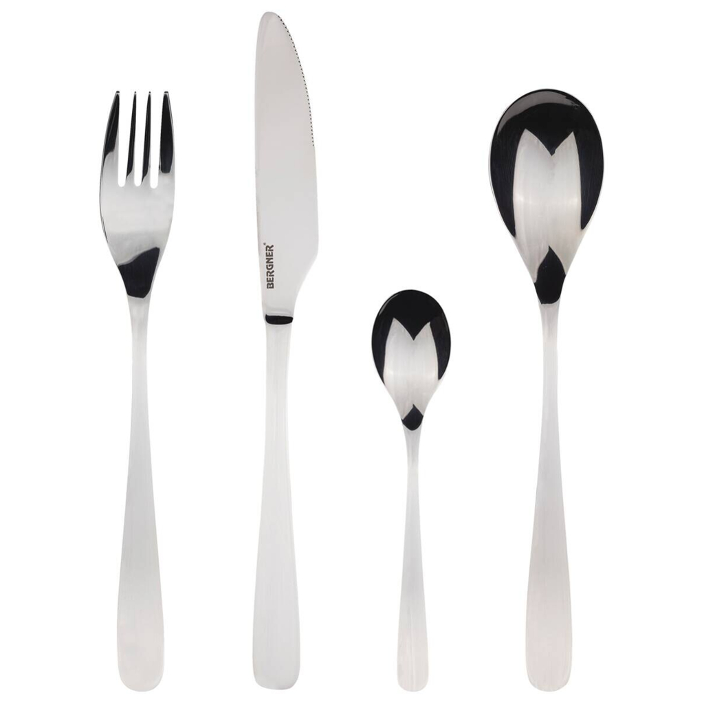 BERGNER Besteckset POITIERS silber Edelstahl 24 tlg.