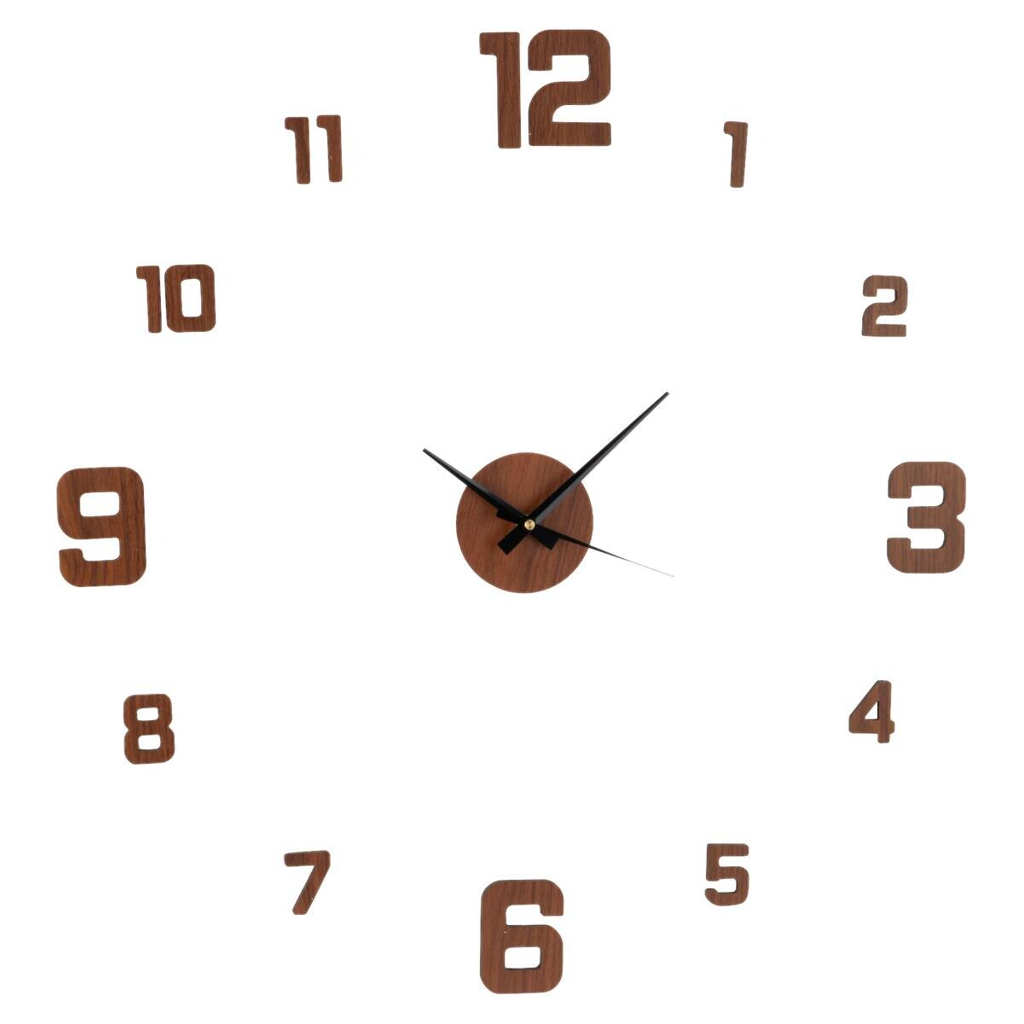 Wanduhr braun
