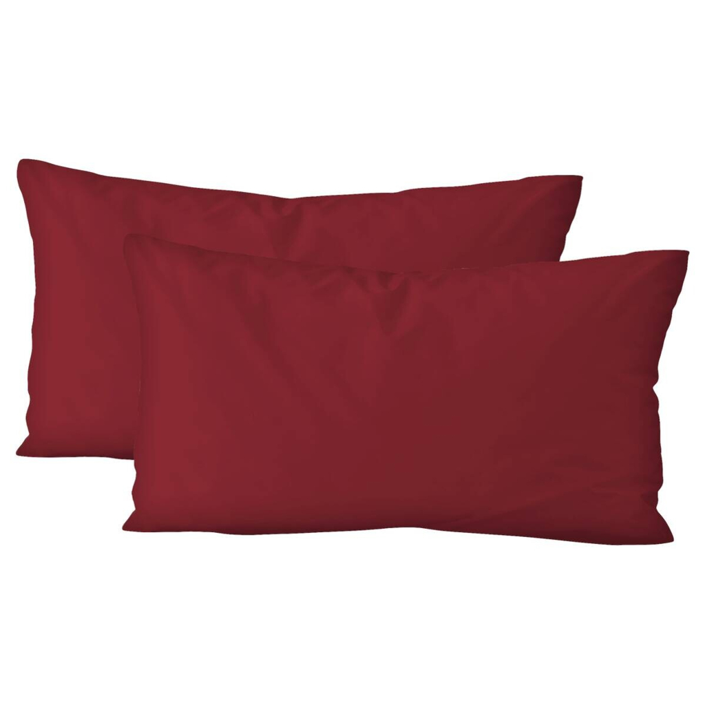 Kissenbezug Jersey bordeaux Baumwolle B/L: ca. 40x80 cm