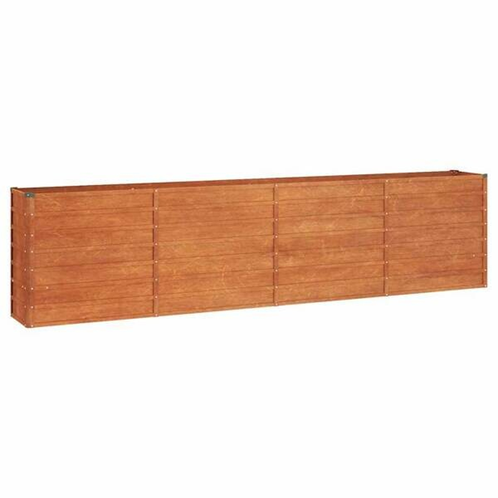 Hochbeet braun Stahl B/H/L: ca. 77x320x40 cm