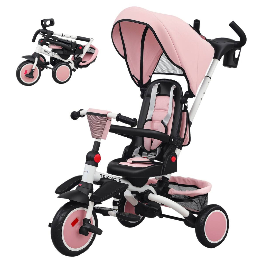 AIYAPLAY Kinderdreirad rosa B/H/L: ca. 52x98x111,5 cm