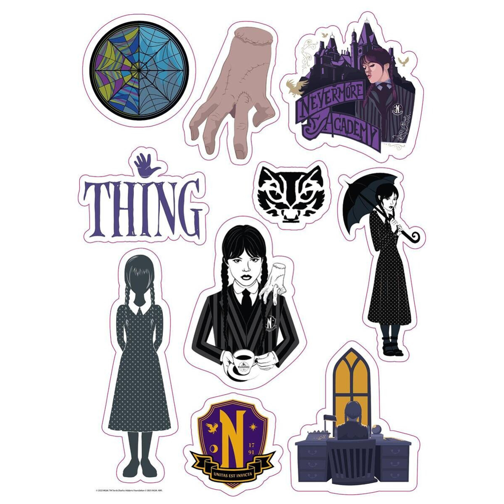 Wandsticker Wednesday B/L: ca. 50x70 cm