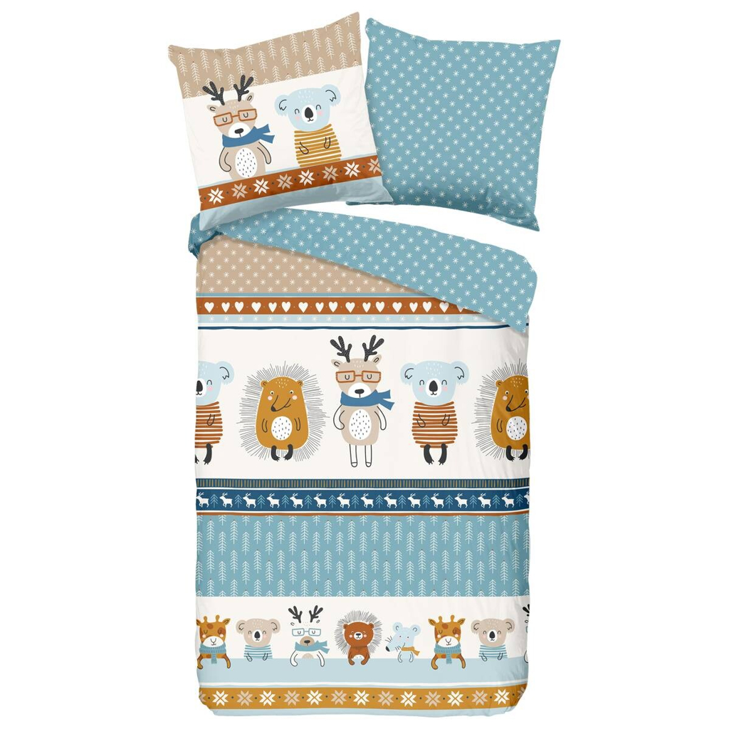 Baumwoll Bettwäsche Woodland Flanell