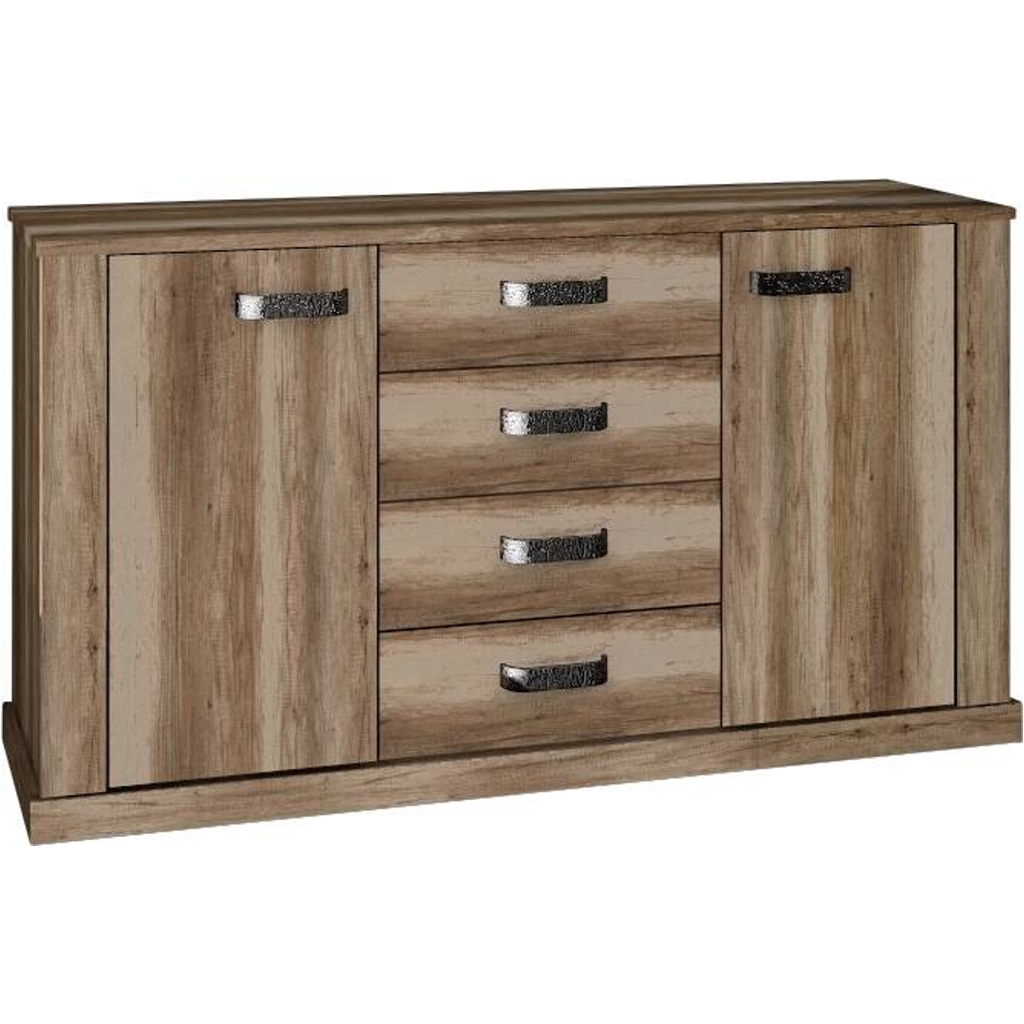 Sideboard Aalborg Oak Monument Nachbildung Spanplatte B/H/T: ca. 159x86x40 cm
