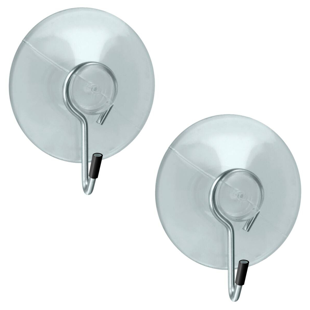 Saughaken transparent Kunststoff B/H/L: ca. 8,5x14,5x2,5 cm
