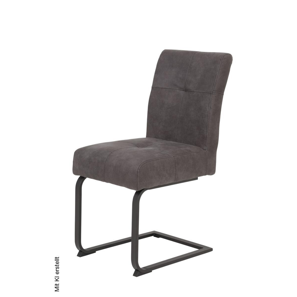 Schwingstuhl Luise anthrazit Vintage B/H/T: ca. 43x91x65 cm