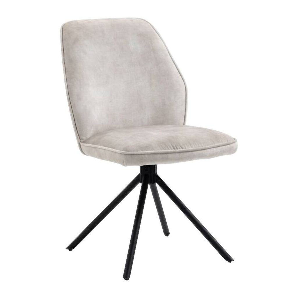 Stuhl Mailand weiß Microfaser B/H/T: ca. 53x89x64 cm