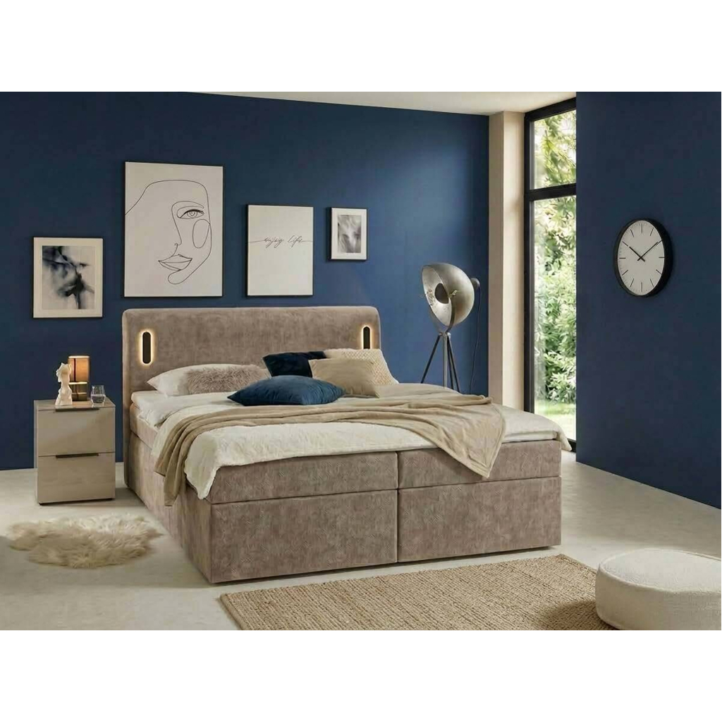 Boxbett Summer taupe Liegefläche B/L: ca. 180x200 cm