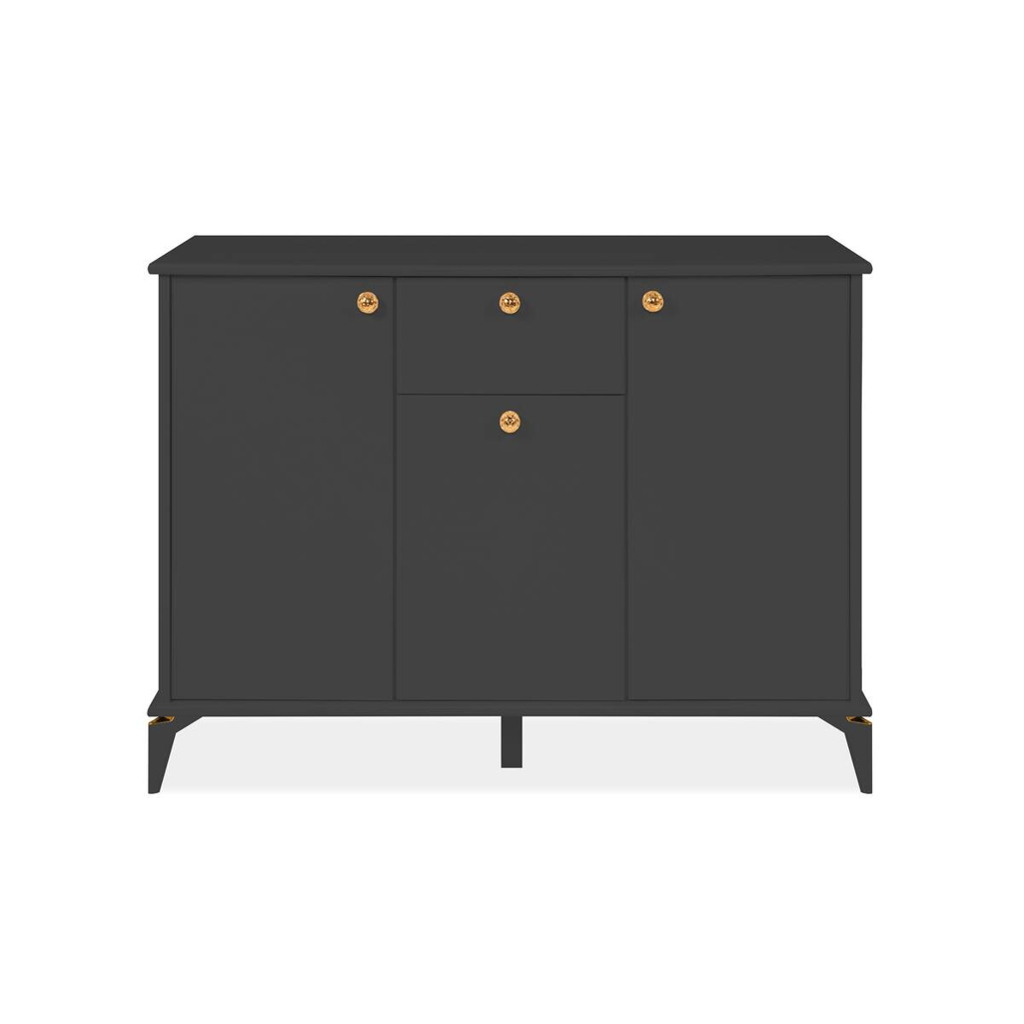 Kommode Izmir anthrazit B/H/T: ca. 120x90x36 cm
