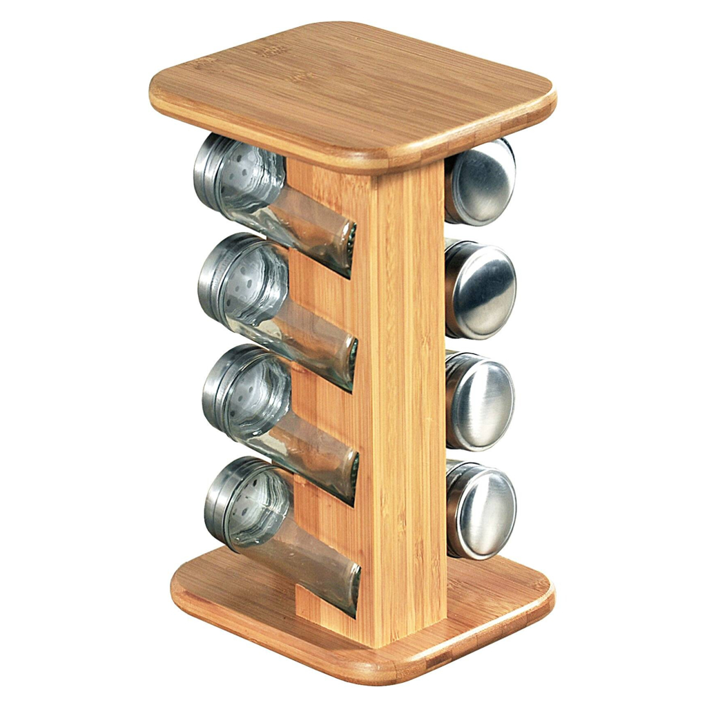 Kesper Gewürzkarussell braun Bambus B/H/T: ca. 15x25,5x13 cm