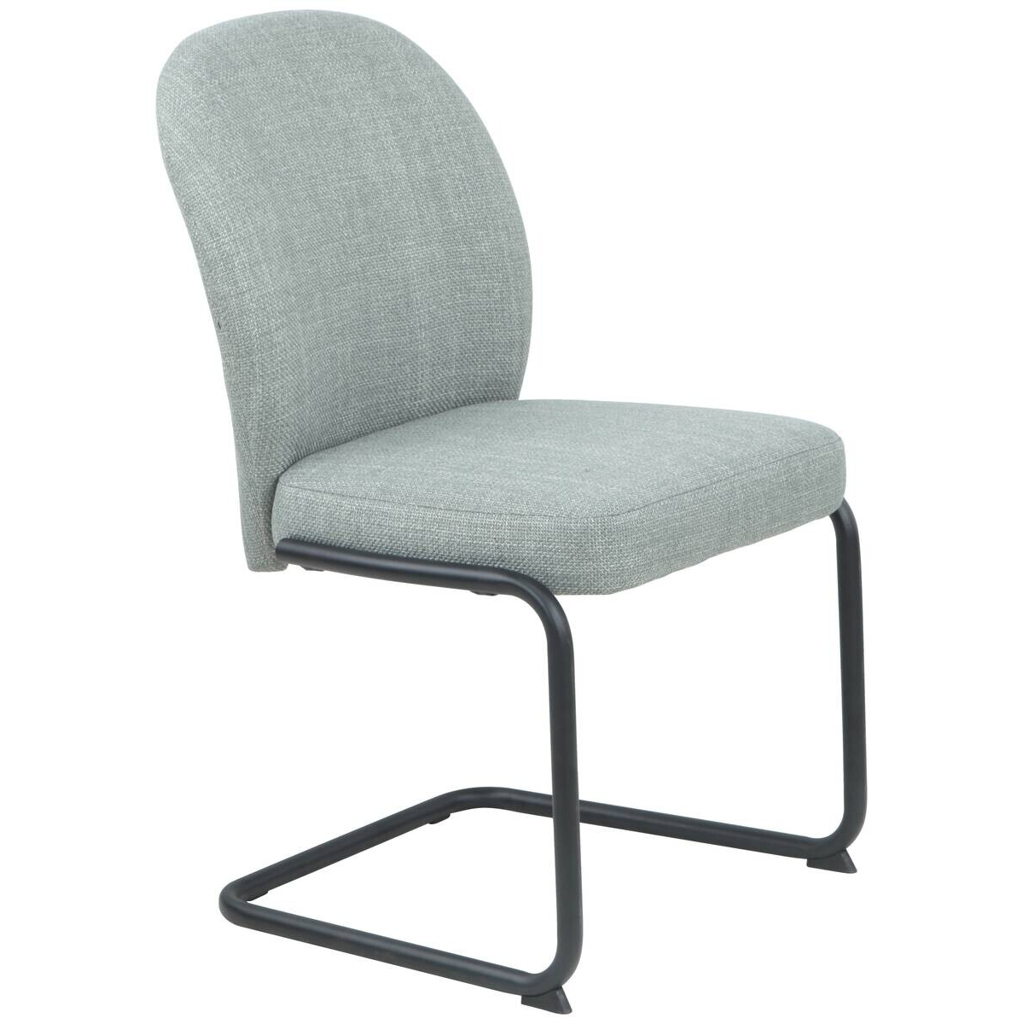 Schwingstuhl Karen II, 2er-Set mint Webstoff Metall B/H/T: ca. 53x90x62 cm