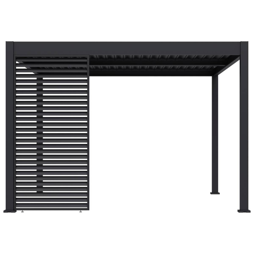 Paragon Outdoor Lamellen-Sichtschutz Grand Tuscan grau Aluminium B/H: ca. 114x234 cm
