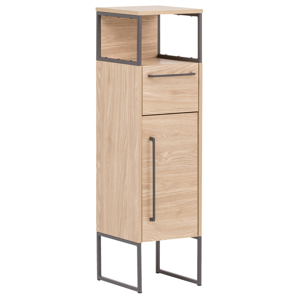 Midischrank Limone Eiche hell Nachbildung B/H/T: ca. 30,4x112,5x33,1 cm