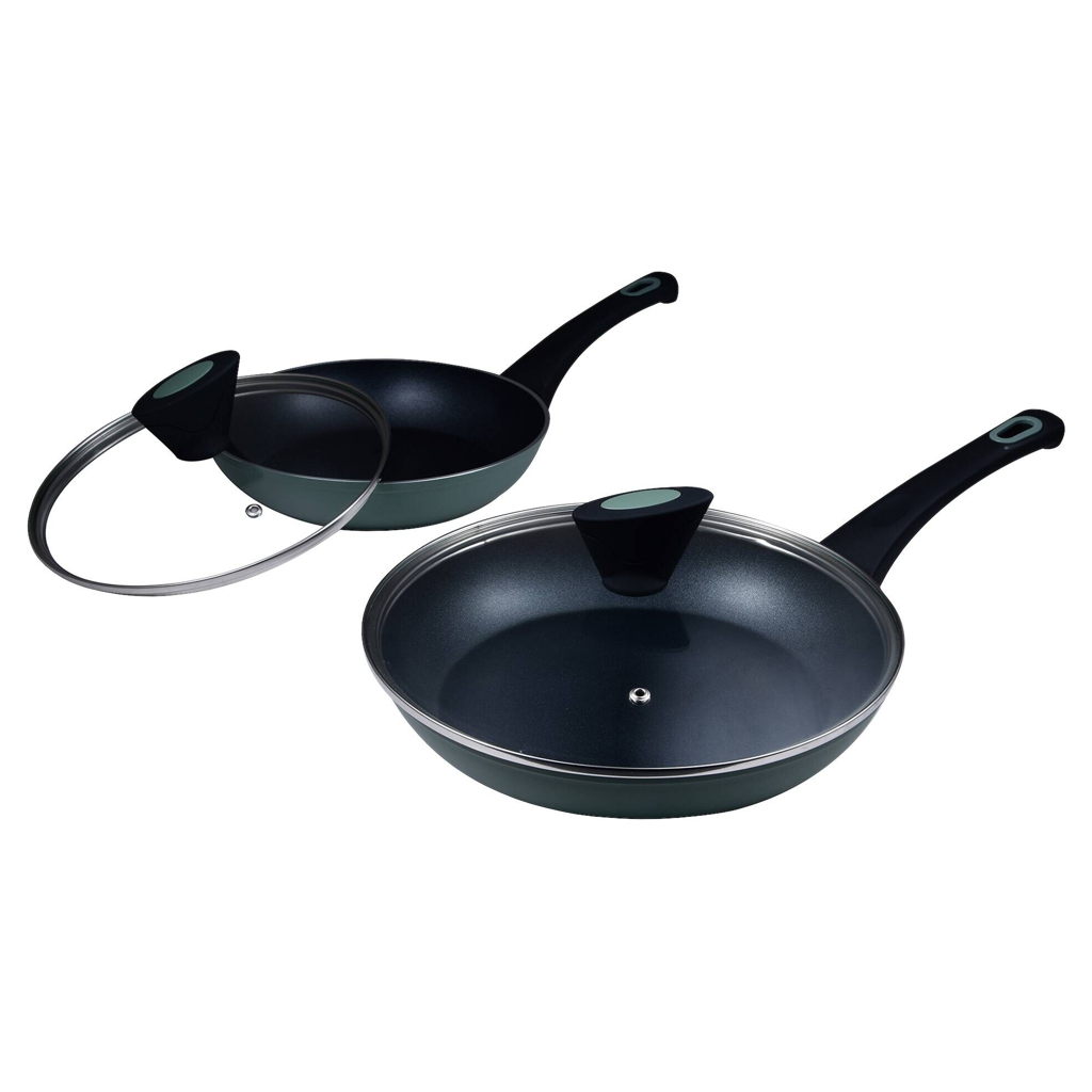SAN IGNACIO Pfannenset ICAN schwarz Aluminium 4 tlg.