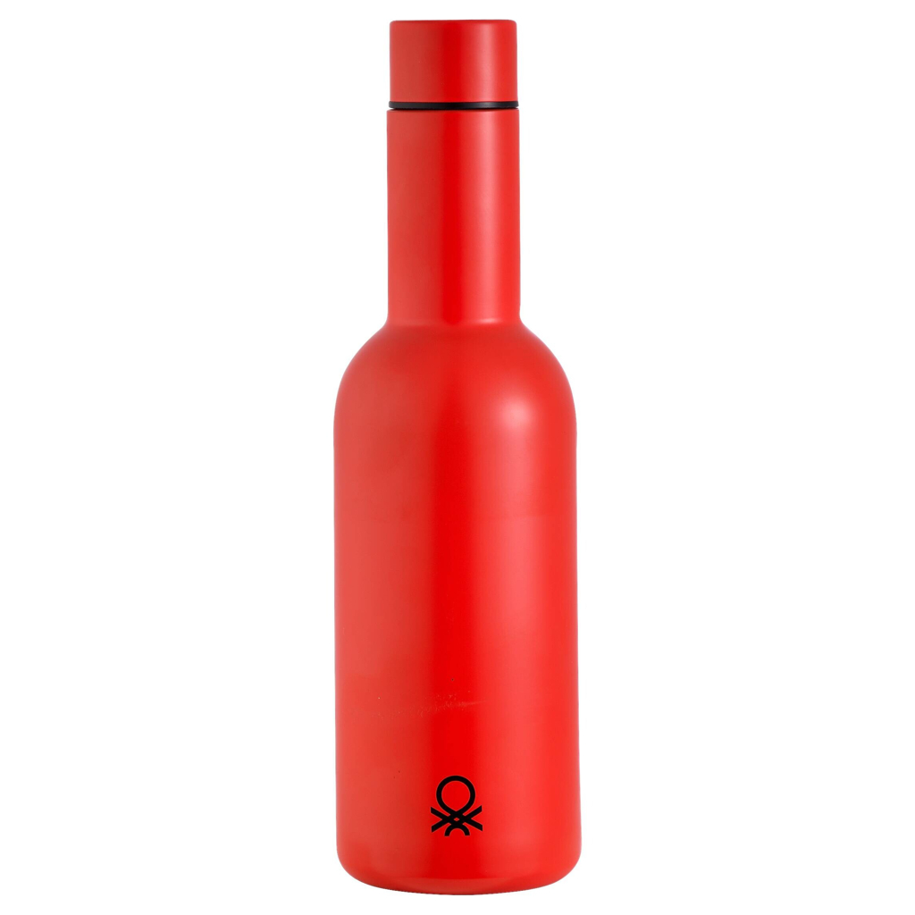 BENETTON Trinkflasche RAINBOW rot Edelstahl