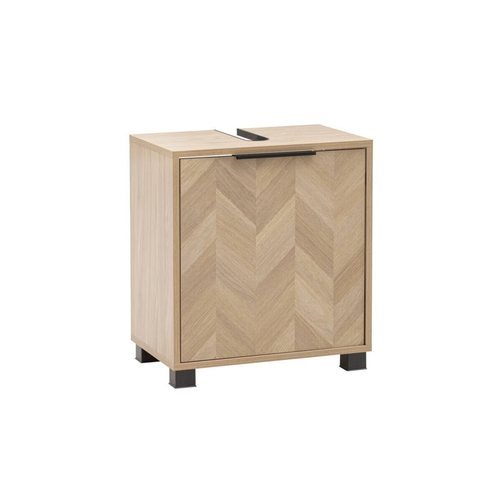 Waschbeckenunterschrank Piazza Eiche Nachbildung B/H/T: ca. 50,3x56x33 cm