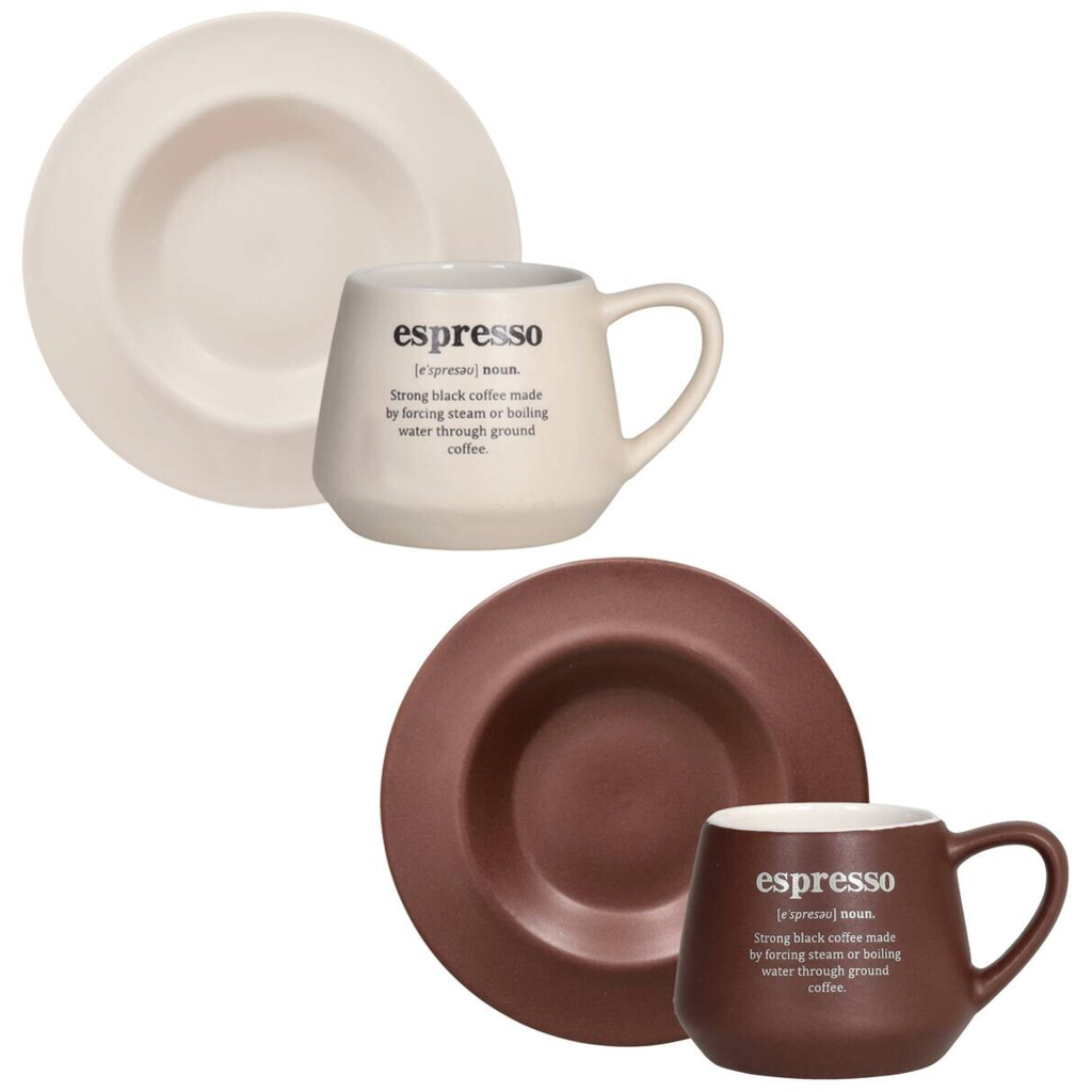 TOGNANA Espressotassenset creme Keramik 4 tlg.