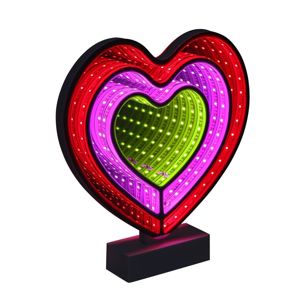 Nolo LED-Infinityleuchte Romeo weiß B/H/T: ca. 24,1x25,4x4,5 cm