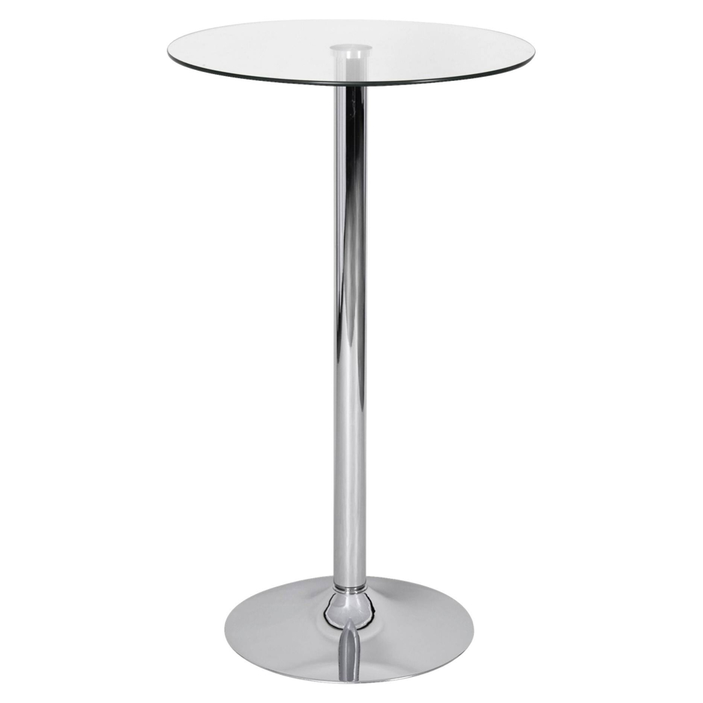 Tisch glasklar Glas B/H/T: ca. 60x105x60 cm