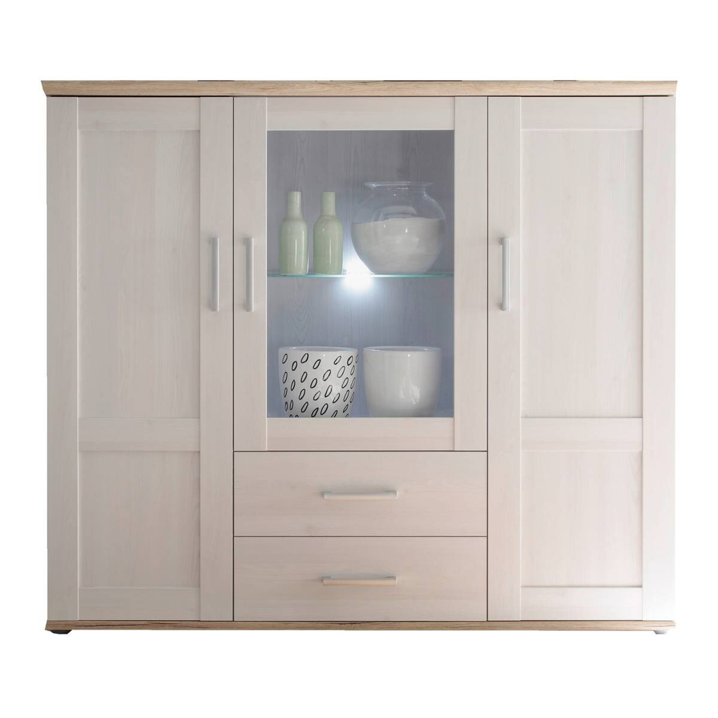 Highboard Romance Sibiu Lärche Nachbildung San-Remo Nachbildung B/H/T: ca. 156x137x46 cm
