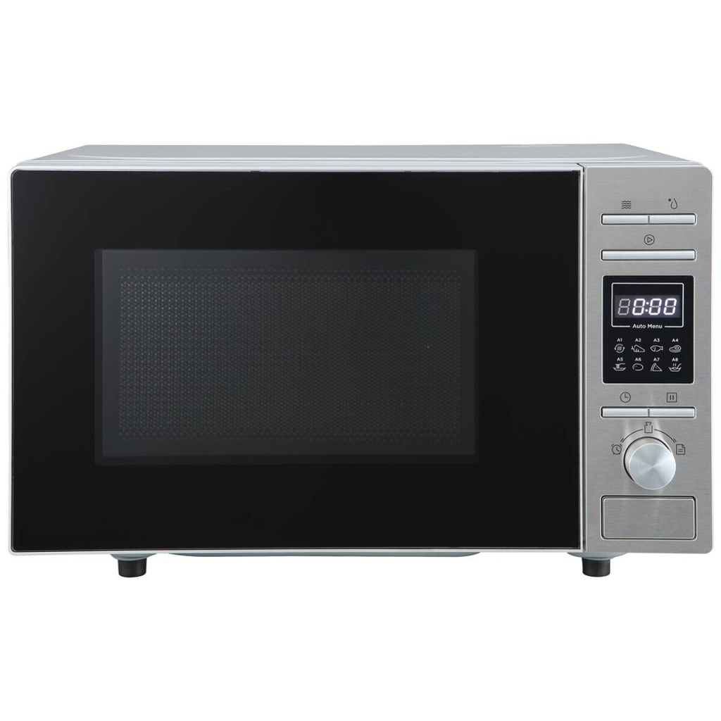 POCOline Mikrowelle silber Metall B/H/L: ca. 36,2x29,7x44 cm ca. 20 l