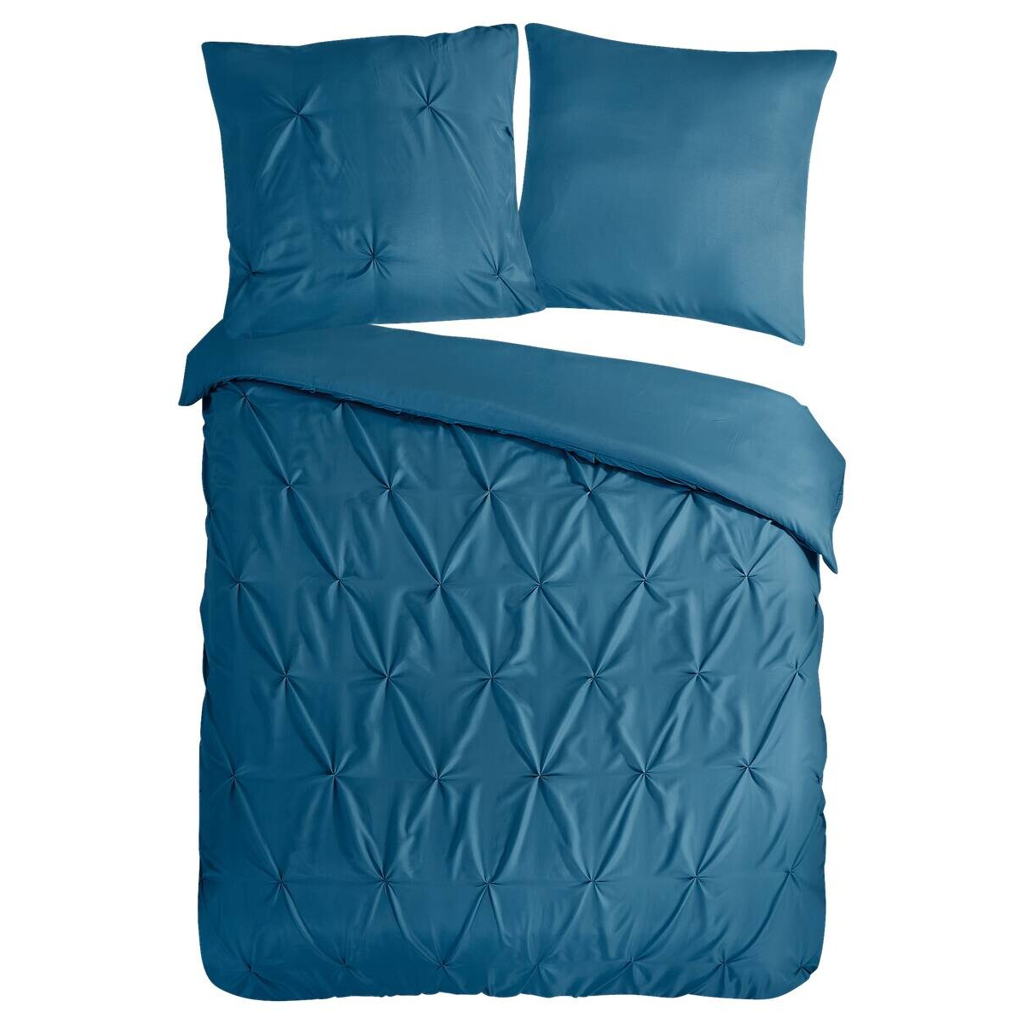 Microfaser Bettwäsche Elegance petrol Polyester B/L: ca. 135x200 cm
