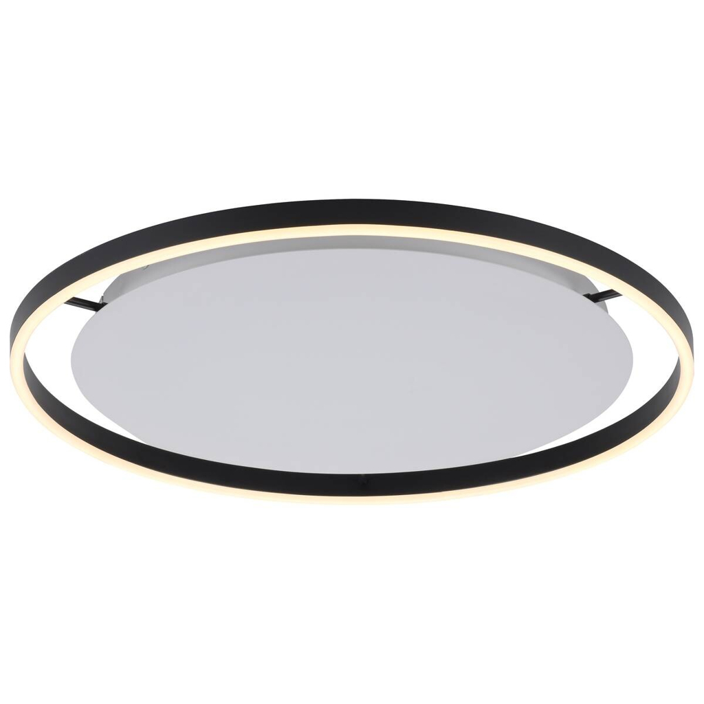 Just Light LED-Deckenleuchte RITUS 15392-13 weiß anthrazit Metall H/D: ca. 5,3x58,5 cm 1 Brennstellen