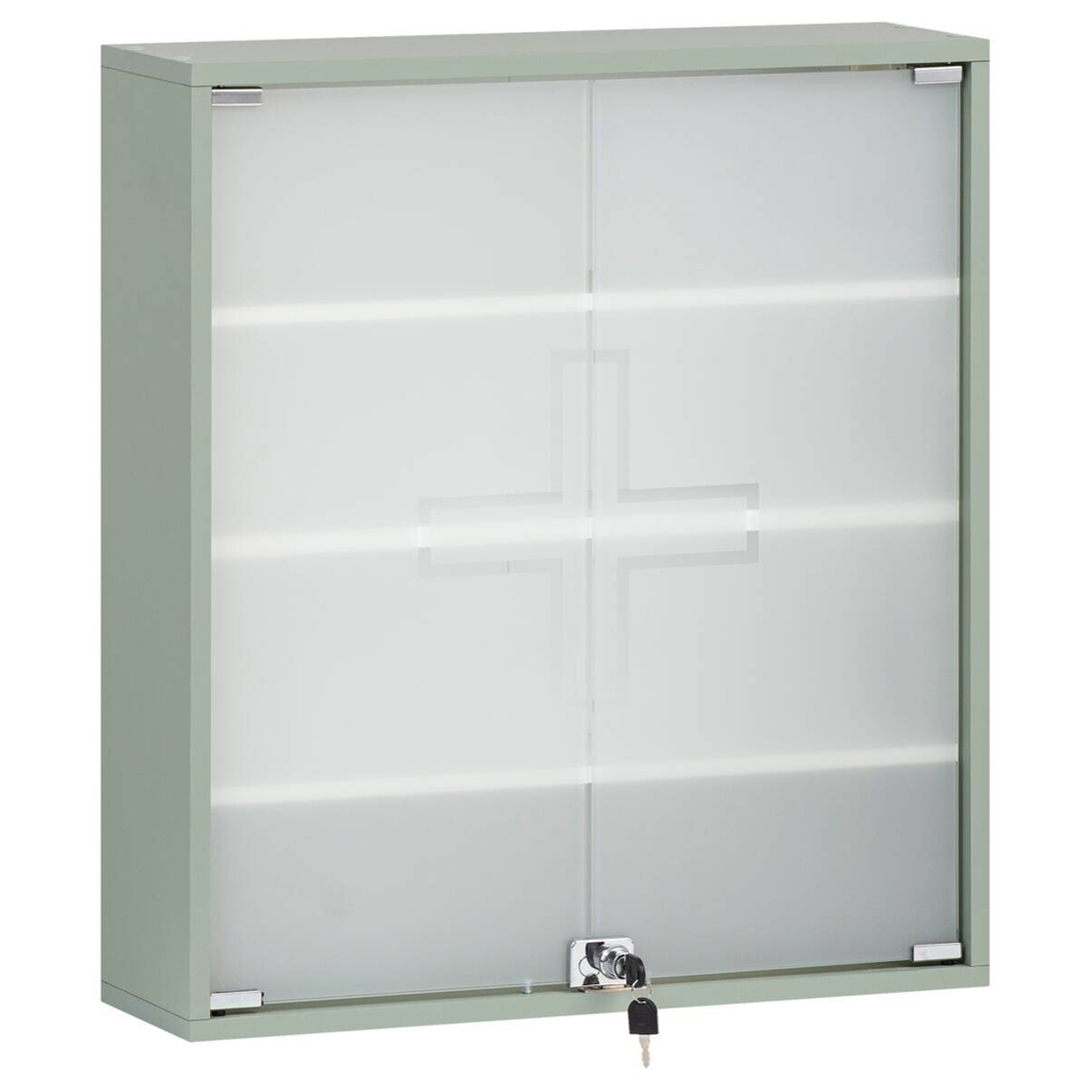 Medizinschrank Bjarne Pistazie B/H/T: ca. 64,2x71,4x19,6 cm