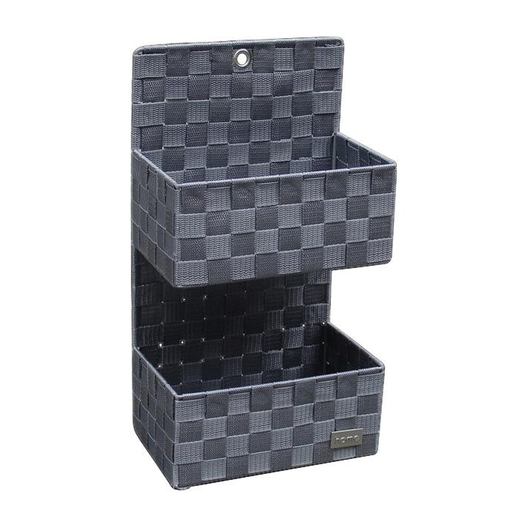 POCOline Wandkorb grau Nylon B/H/L: ca. 15x46x25 cm