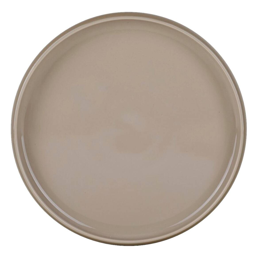 Dessertteller beige Steinzeug D: ca. 22 cm
