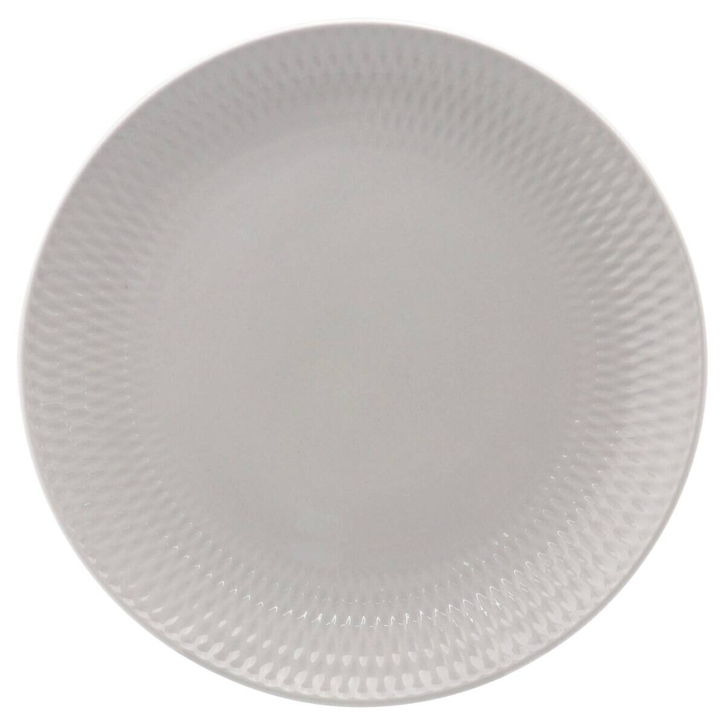 Essteller weiß Porzellan D: ca. 26,5 cm