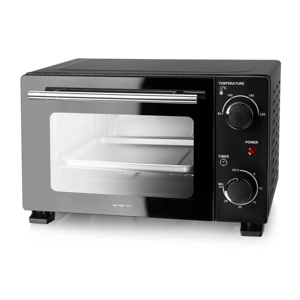 Emerio Backofen schwarz Edelstahl B/H/L: ca. 30,3x23,5x37,3 cm